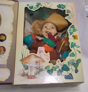 Elfs The Great Elven Forest Collection 1997 Berenguer Doll Worker Minkee - Bild 1 von 10