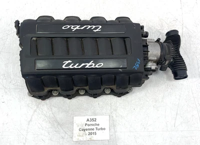 ✅ Colector de admisión de aire del motor 11-18 OEM Porsche Cayenne Turbo 958 4,8 L Foto 1 de 4