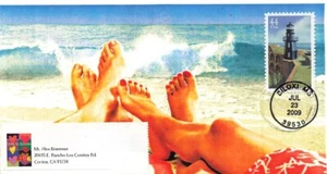 4413 44c FORT JEFFERSON LIGHT - cachet sconosciuto - Foto 1 di 1
