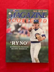 1989 MLB Chicago Cubs Magazine program + scorecard / You pick 'em / Sandberg - Picture 1 of 2