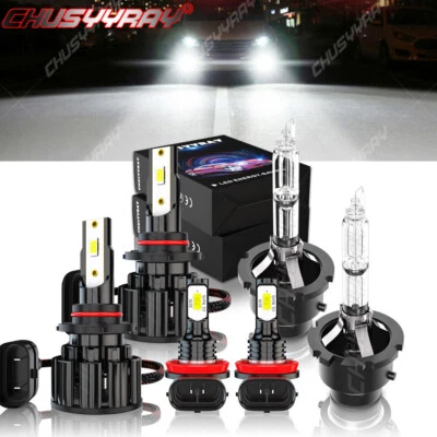 Kit de bombillas antiniebla de haz alto bajo faros LED HID para Infiniti M35 2006-2010 Foto 1 de 4