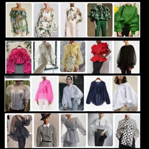Made to order Custom Bespoke Tailors Business Casual Party Blouse Shirt Top B1 - Picture 1 of 21