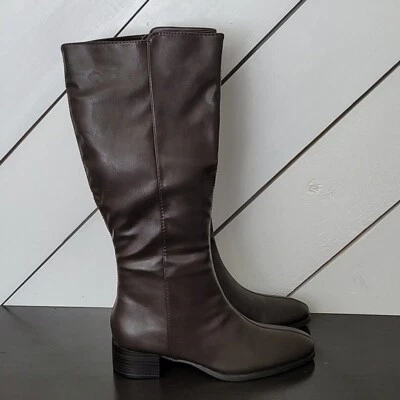 NUEVO Journee Collection Mujer Devri Marrón 6.5M Botas hasta la Rodilla Foto 1 de 4