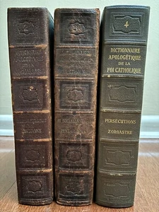 DICTIONNAIRE APOLOGETIQUE DE LA FOI CATHOLIQUE Vols 2-4 1916-1924 FRENCH ANTIQUE - Picture 1 of 16