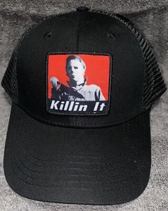 Michael Myers Halloween Black Trucker Hat Killing It Cap SnapBack Mesh - Picture 1 of 7