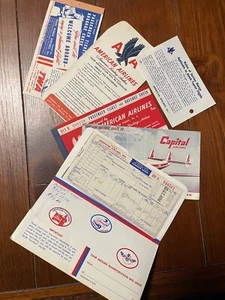 TWA, American Airlines and Capital Airlines miscellaneous ephemera - Picture 1 of 4