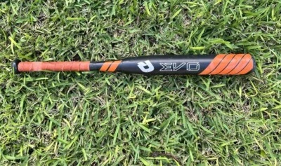 Бита шариковая DeMarini EVO DET16 USSSA 1,15 BPF (-13 капель) черная оранжевая 25 дюймов 12 унций - Изображение 1 из 4