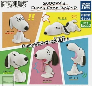 Figura facial divertida de PEANUTS SNOOPY todos los tipos Gashapon TakaraTomyArts - Imagen 1 de 2