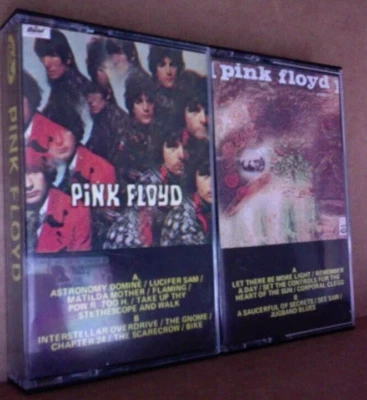 EX CASSETTE Pink Floyd Piper At the Gates of Dawn & Saucerful of Secrets CAPITOL - Image 1 of 4