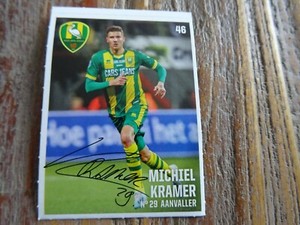 46 - MICHIEL KRAMER - ADO DEN HAAG - PANINI LIKE / STICKER - AH 2019/2020