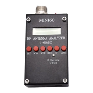 Analyseur d'antenne Mini60 1-60MHz HF ANT SWR, 1.0 à 9.99 SWR pour Radio amateur - Photo 1/12