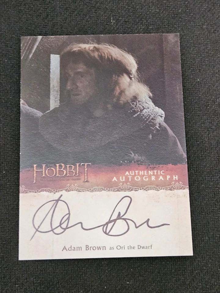 Cryptozoic The Hobbit Desolation Of Smaug ADAM BROWN ORI AB Auto Autograph - Image 1 of 1