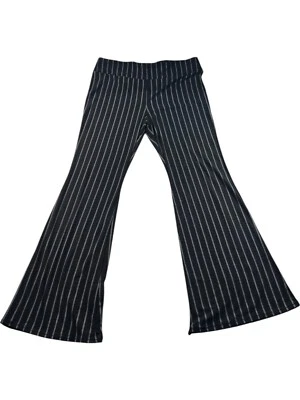 Pantalones Pull On No Boundaries para Mujer Talla XXL Negro Blanco Rayas Foto 1 de 4