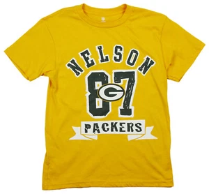 NFL Football  Kids / Youth Green Bay Packers Jordy Nelson #87 T-Shirt - Gold - Picture 1 of 6
