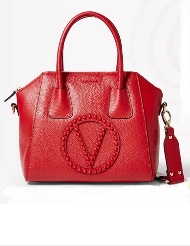 Borsa a tracolla Valentino By Mario Valentino Minimi Rock Logo V rossetto in pelle rossa $895