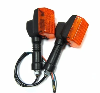 Pair For Honda NX125 NX250 NX650 Front Turn Signal Lights Indicators Flasher New - Image 1 of 3