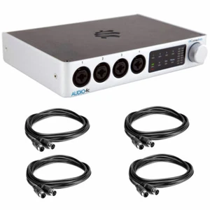 iConnectivity AUDIO4c 4x6 USB Type-C MIDI Interface Bundle w/ 4x MIDI Cable - Picture 1 of 11