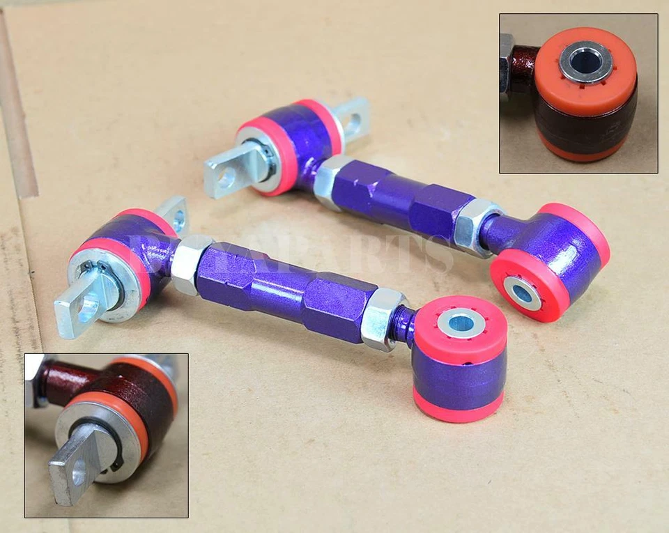 Kit inclinación trasera ajustable morada Honda Civic 88-00/Del Sol 93-97/Integra 90-01 Foto 1 de 1