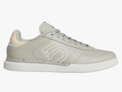 Sapato Feminino de Mountain Bike Five Ten Sleuch Deluxe, Cinza Gergelim/Orbita/Laranja Brilhante - Imagem 1 de 4