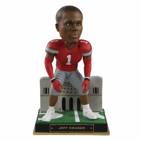 Jeff Okudah Ohio State Buckeyes Gate Series Bobblehead NCAA Football Cover