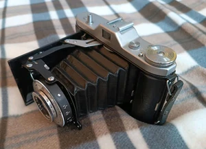 Belfoca Junior Bonotar Feinmess Dresden 1:4,5 f=10,5cm Top Zustand + Tasche - Bild 1 von 13