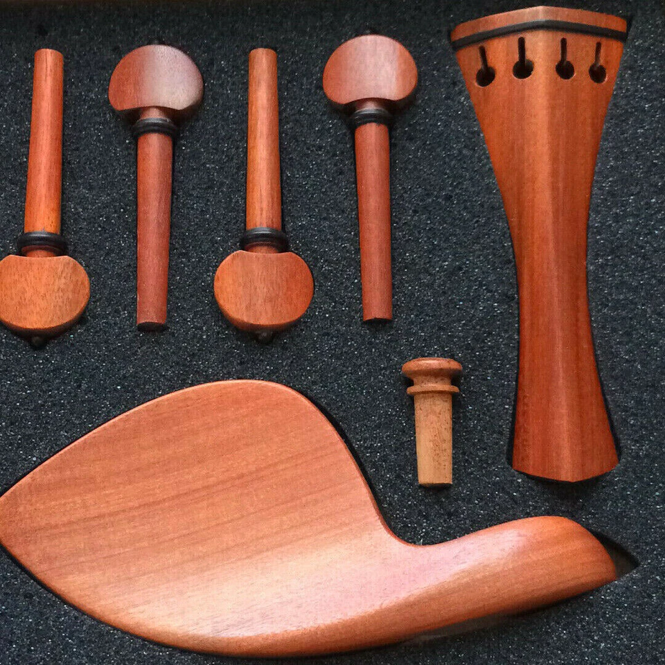 Originale Real Pernambuco 4/4 violino attacco coda mentoniera picchetti terminale nuovo - Immagine 1 di 1