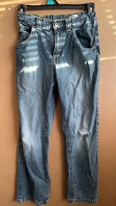 YOUTH BOYS WRANGLER JEANS SIZE 12 BLUE JEANS - Picture 1 of 3