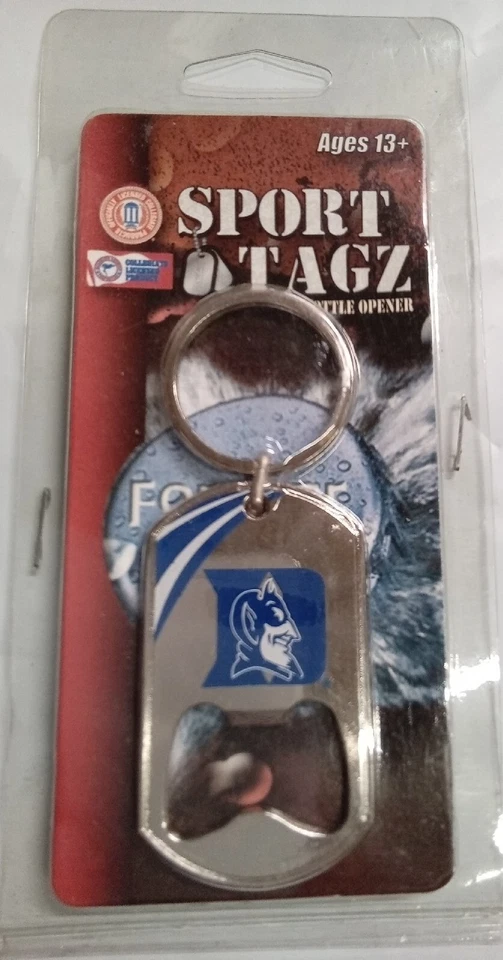  Dog Tags Keychain Bottle Opener NEW Great for Tailgaiting - Image 1 of 2