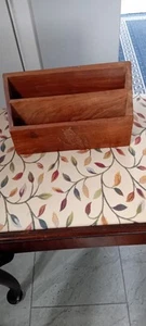 Ornate Wooden Multi Use Letter Holder. Uk Postage Only - Picture 1 of 8
