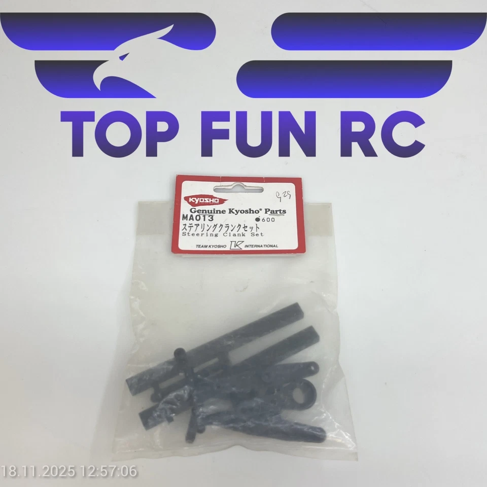 KYOSHO MA013 STEERING CLANK SET FOR MAD FORCE & MAD CRUSHER 1/8 SCALE 4WD TRUCK - Image 1 of 1