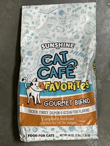 Sunshine Cat Café Favoritos Mezcla Gourmet Comida para Gatos Pollo Pavo Sabores Salmón - Imagen 1 de 6