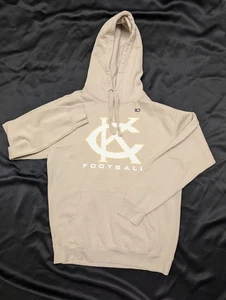 Sudadera con capucha grande para hombre KC Football color tostado - Imagen 1 de 7