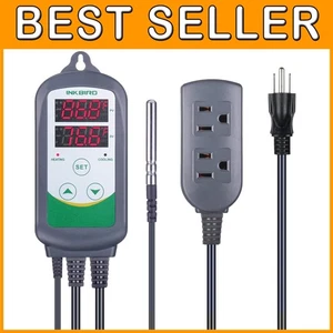 Digitaler Temperaturregler Steckdose 110V 1200W - Bild 1 von 8