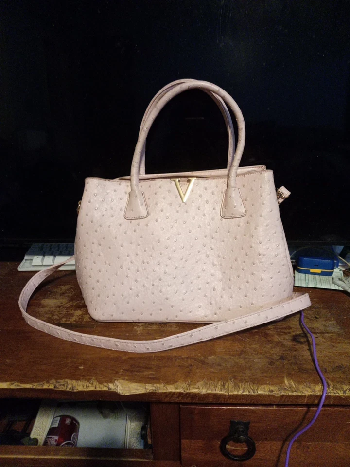 Mini Bolso de Hombro Grossi Rosa Baguette Guijarro Coqueta Femenino Mujer Bolso sin asas Foto 1 de 4