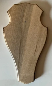 Trophäenbrett Hirsch 40 X 22 Eiche hell - Bild 1 von 2