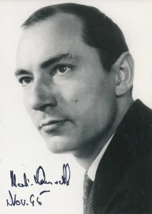 MARTIN BENRATH (+ 2000),  ORIGINAL SIGNIERT, AUTHENTIC SIGNED - Picture 1 of 1