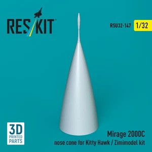 Cono de nariz Mirage 2000C para Kitty Hawk / Zimimodel escala 1:32 ResKit RSU32-0147 - Imagen 1 de 3