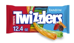 TWIZZLERS Twists Rainbow Flavored Licorice Style, Chewy Candy Bag, 12.4 oz - Picture 1 of 4