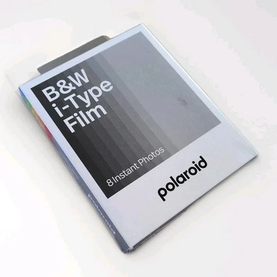 New Polaroid B&W (Black & White) Film for I-Type (6000) 8 Photos - 2024 Produced