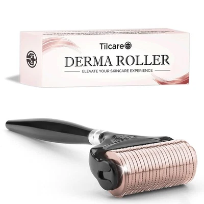 Rodillo Derma ultra ancho para cara - Kit de microagujas en casa, 0,25 mm Microneedl Foto 1 de 4
