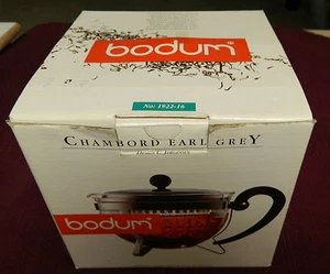 NUEVO EN CAJA BODUM CHAMBORD CONARL GRIS 1922-16 OLLA DE VIDRIO, TAPA DE METAL, CESTA DE PLÁSTICO - Imagen 1 de 7