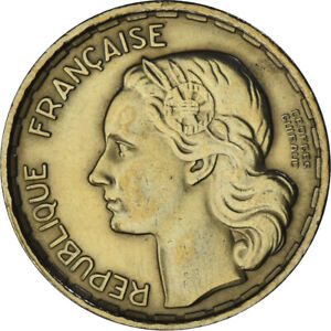 [#1250188] Coin, France, Guiraud, 20 Francs, 1950, Paris, MS, Aluminum-Bro, nze