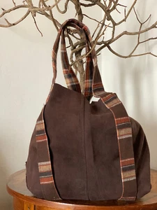 Borsa a sacca in pelle double face marrone - Foto 1 di 11