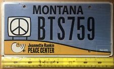 License plate montana