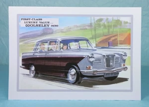 WOLSELEY 16/60 - GREETING CARD - Classic Car Memorabilia - Blank - Picture 1 of 3