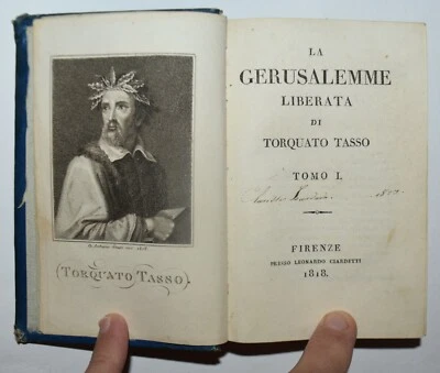 TASSO - fig. 1818 - Gerusalemme liberata - dieci canti  - Immagine 1 di 4