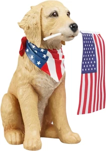 Outdoor Garden Decor Dog Statue - Large Resin Garden Statues Outdoor Dog Decor f - Picture 1 of 7