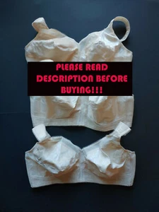SEE DESC. Hanes Timeless Comfort Bra Tan Floral Wireless Set Of Three 42D - Picture 1 of 7