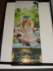Raro Póster Taylor Swift Fearless Era 12x36 Love Love Love Love Tea Party Burbujas - Imagen 1 de 5