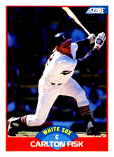 1989 Score #449 Carlton Fisk Chicago White Sox HOF